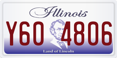 IL license plate Y604806