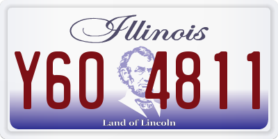 IL license plate Y604811