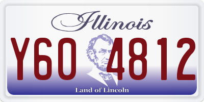 IL license plate Y604812