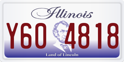IL license plate Y604818