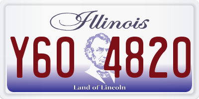 IL license plate Y604820