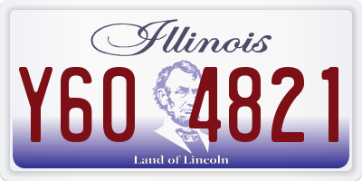 IL license plate Y604821
