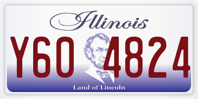 IL license plate Y604824