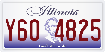 IL license plate Y604825