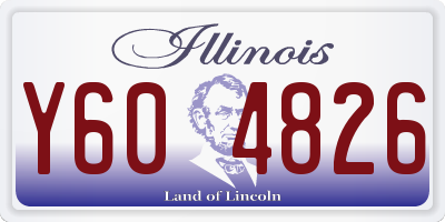 IL license plate Y604826