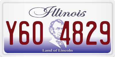 IL license plate Y604829