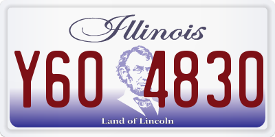 IL license plate Y604830
