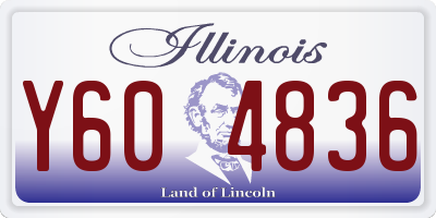 IL license plate Y604836