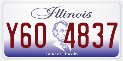 IL license plate Y604837