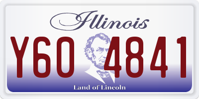 IL license plate Y604841