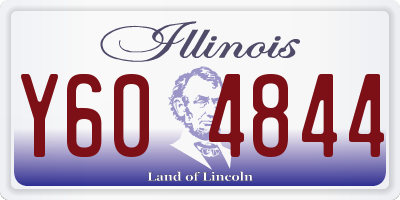 IL license plate Y604844