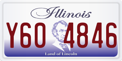 IL license plate Y604846