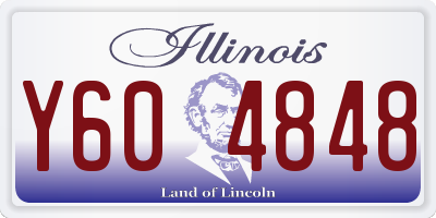 IL license plate Y604848