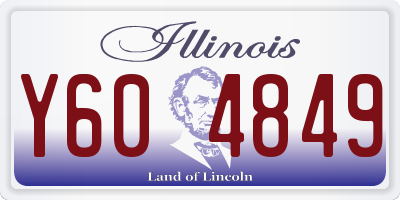IL license plate Y604849