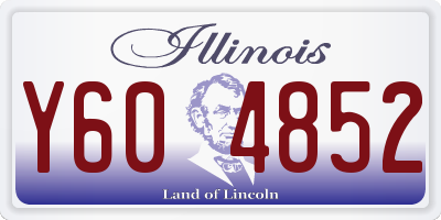 IL license plate Y604852