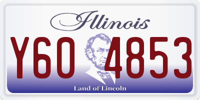 IL license plate Y604853