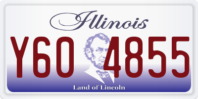 IL license plate Y604855