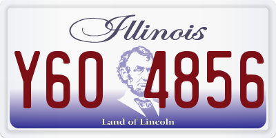 IL license plate Y604856