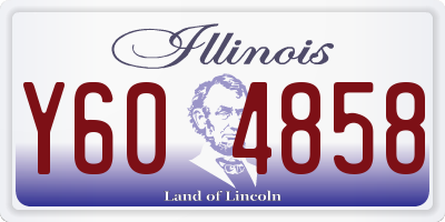 IL license plate Y604858