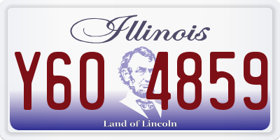 IL license plate Y604859