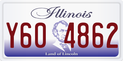 IL license plate Y604862