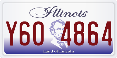 IL license plate Y604864