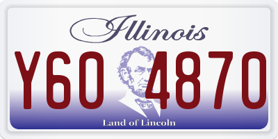 IL license plate Y604870