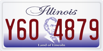 IL license plate Y604879