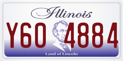 IL license plate Y604884