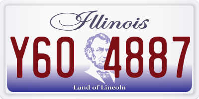 IL license plate Y604887