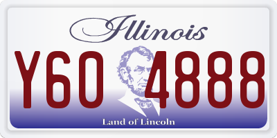 IL license plate Y604888
