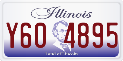 IL license plate Y604895