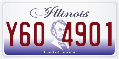 IL license plate Y604901