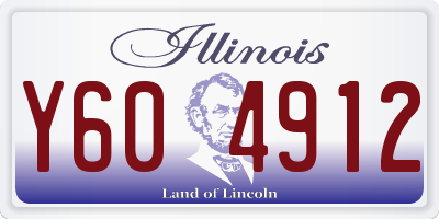 IL license plate Y604912