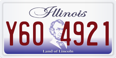 IL license plate Y604921