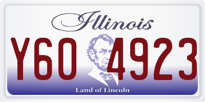 IL license plate Y604923