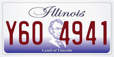 IL license plate Y604941