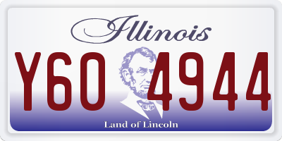 IL license plate Y604944