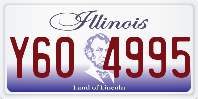 IL license plate Y604995