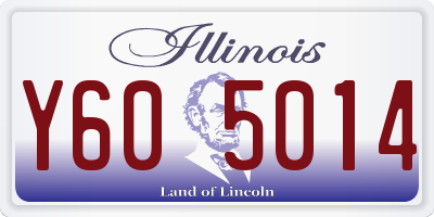 IL license plate Y605014