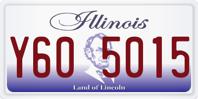 IL license plate Y605015