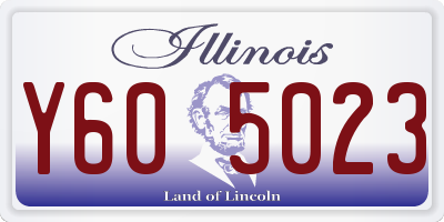 IL license plate Y605023