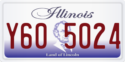 IL license plate Y605024