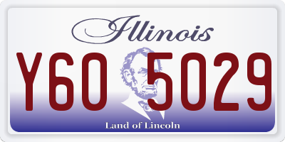 IL license plate Y605029