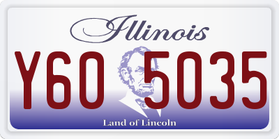 IL license plate Y605035