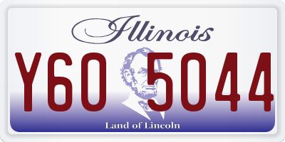 IL license plate Y605044