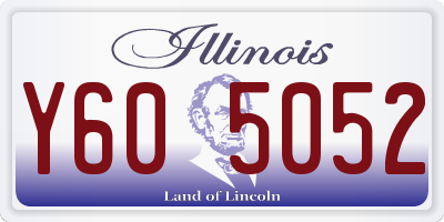 IL license plate Y605052