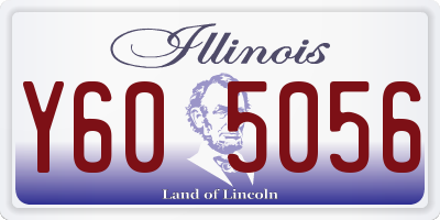 IL license plate Y605056
