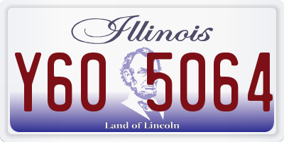 IL license plate Y605064