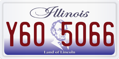 IL license plate Y605066